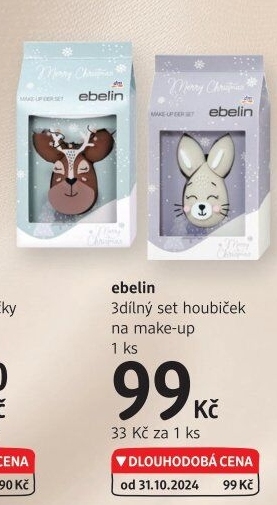 Houbička na make up Ebelin
