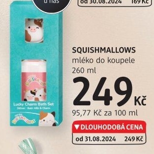 Mléko do koupele Squishmallows