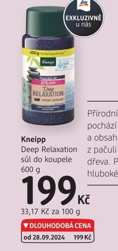 Sůl do koupele Kneipp