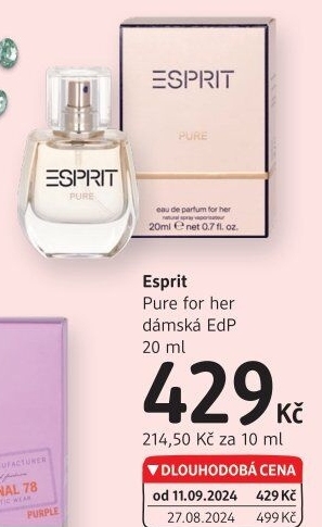 Toaletní voda dámská Pure Esprit