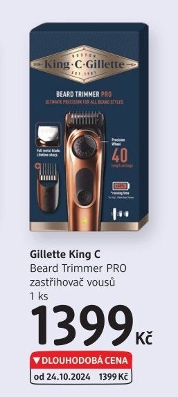 Zastřihovač vousů Pro King C Gillette