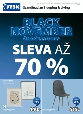 akční leták Jysk 6.11.2024-24.11.2024