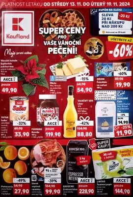akční leták Kaufland 13.11.2024-19.11.2024