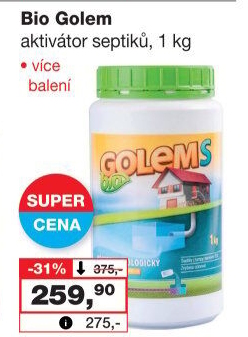 Aktivátor septiků Bio Golem