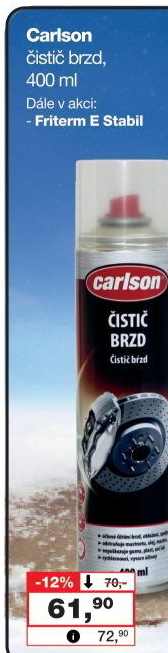 Čistič brzd Carlson