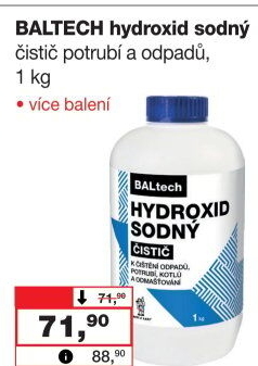 Hydroxid sodný Baltech