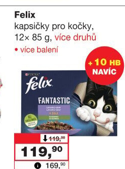 Kapsičky pro kočky Felix Purina