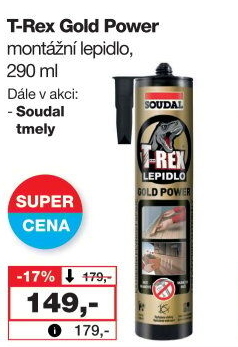 Lepidlo Gold Power T-Rex Soudal