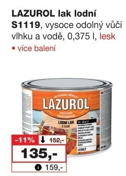 Lodní lak Lazurol