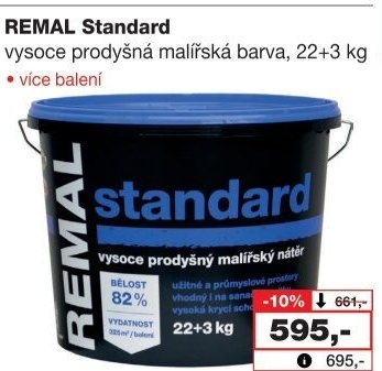 Malířská barva Remal Standard