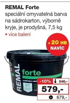 Malířský nátěr Forte Remal