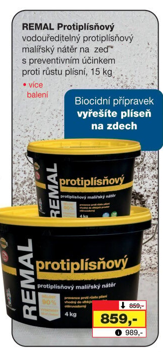 Malířský protiplísňový nátěr Remal