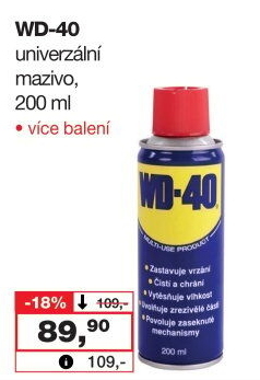 Mazivo WD-40