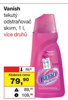 Odstraňovač skvrn gelový Vanish Oxi Action