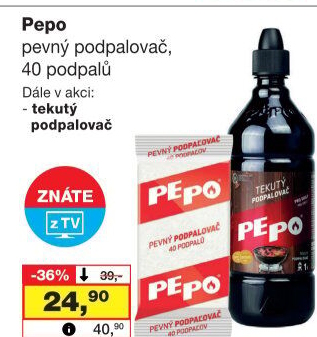 Podpalovač pevný Pe-Po
