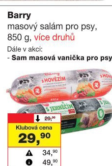 Salám pro psy Barry Chejn
