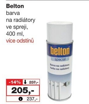 Sprej na radiátory Belton