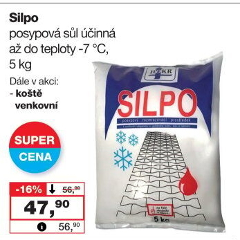 Sůl posypová Silpo Hokr