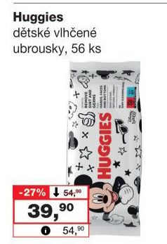 Vlhčené ubrousky dětské Huggies