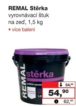 Vyrovnávací stěrka Remal