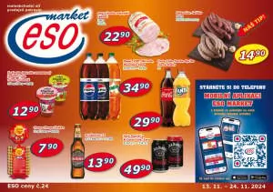 akční leták ESO MARKET 13.11.2024-24.11.2024