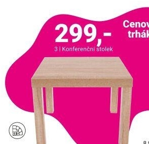 KONFERENČNÍ STOLEK „NORA“