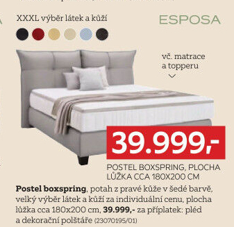 POSTEL BOXSPRING