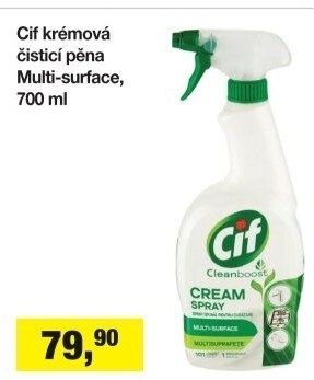 Čistič univerzální krémová pěna Cif