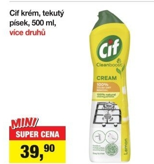 Krémový čistič Cif Cream