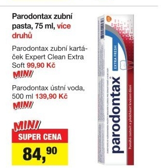 Pasty na zuby Parodontax