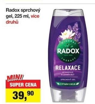 Sprchový gel Radox