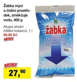Změkčovač vody Žabka Důbrava