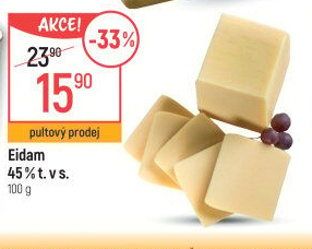 Sýr Eidam 45%