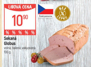 Sekaná masová Globus