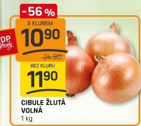 Cibule kuchyňská žlutá