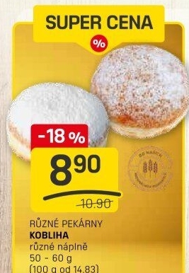 Kobliha s náplní