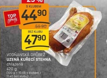 Kuřecí stehna uzená Vodňanské kuře