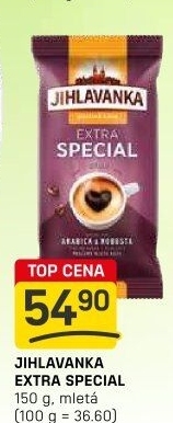 Mletá káva extra speciál Jihlavanka