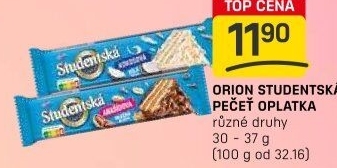 Oplatka Studentská pečeť Orion