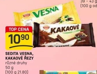Oplatky Vesna Sedita