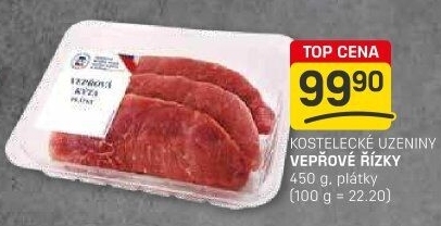 Řízky vepřové Kostelecké uzeniny