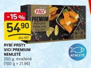Rybí prsty nemleté mražené Vici Premium