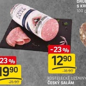 Salám český Kostelecké uzeniny