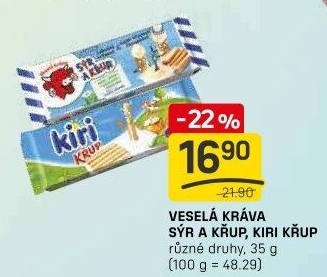 Sýr a křup Veselá kráva