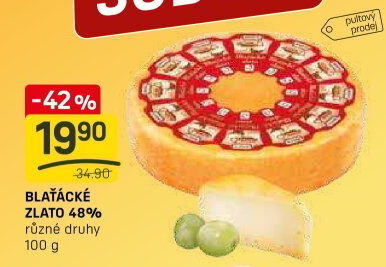 Sýr Blaťácké zlato Madeta