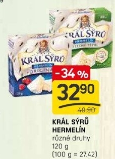 Sýr Hermelín Král sýrů