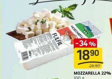 Sýr mozzarella cihla Bayernland