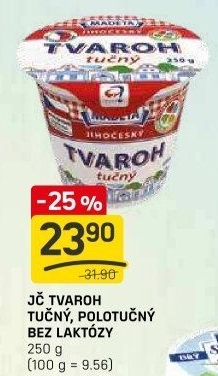 Tvaroh tučný Jihočeský Madeta