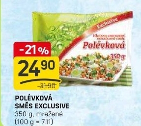 Zeleninová polévková směs mražená exclusive