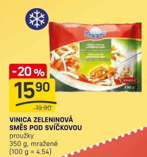 Zeleninová směs pod svíčkovou mražená Vinica